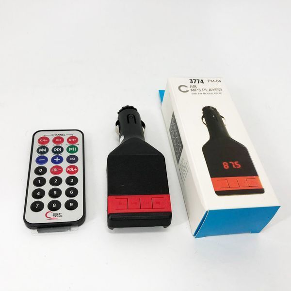 Автомобильный FM-модулятор трансмиттер Fm-04, MP3 Player с пультом дистанционного управления 00016724 фото