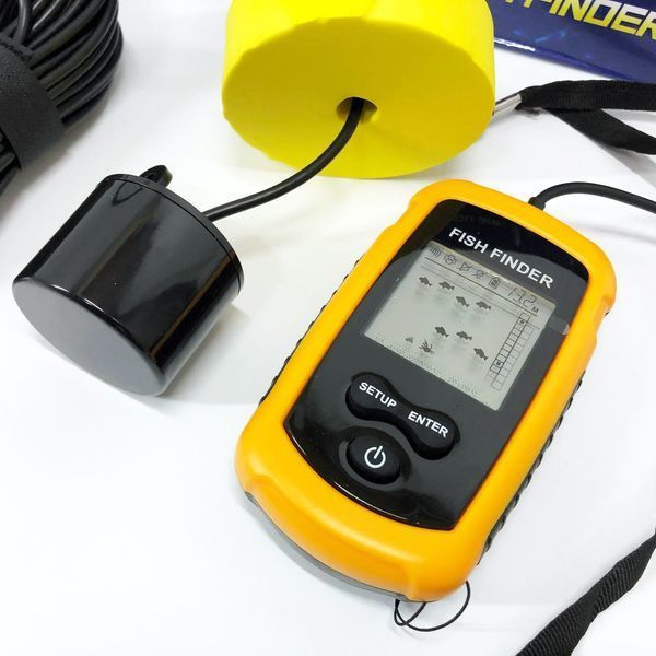 Эхолот портативный Fish Finder до 100м сонар портативный универсальный 00015506 фото