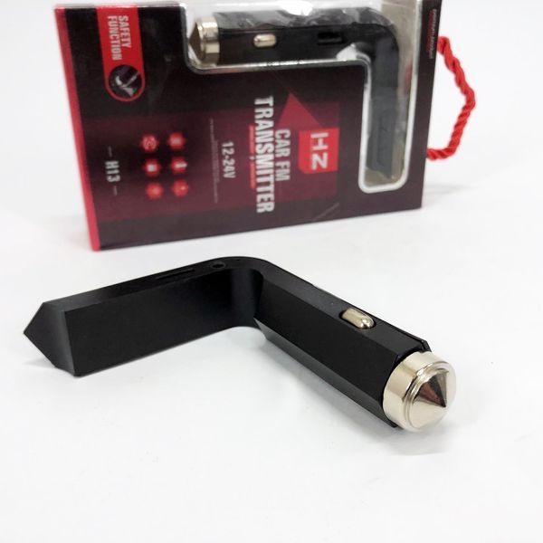 Автомобільний MP3 Трансмітер FM-модулятор HZ H13 LCD AUX/USB, Bluetooth фм передавач для автомагнітоли 00016818 фото