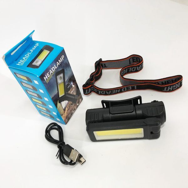 Фонарь WORKLIGHT 2 в 1 5305-COB(WHITE+YELLOW), Мощный фонарь для рыбалки, Мощный фонарь на голову 00023072 фото