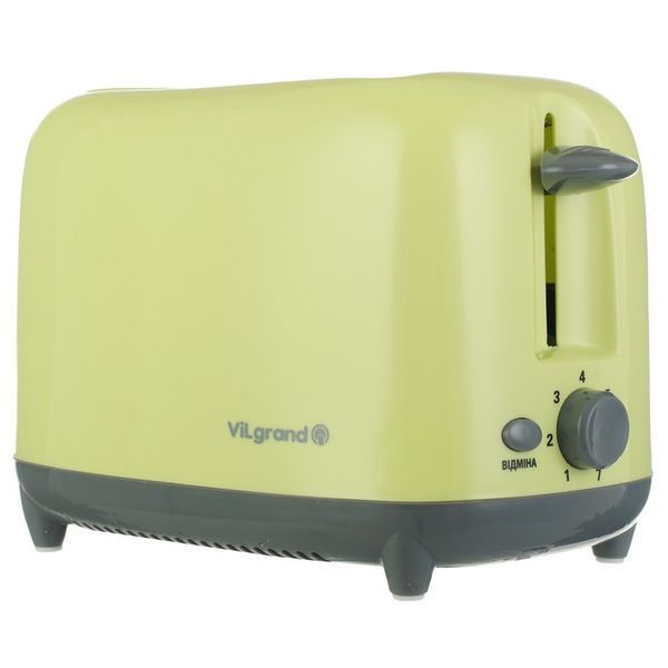 Тостер VILGRAND VT0722P. Цвет: зеленый 00020143 фото