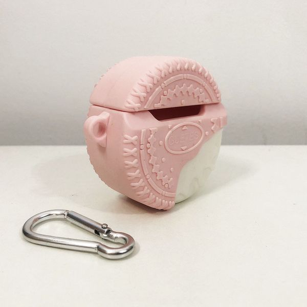 Чохол AirPods печиво. Колір рожевий 00023752 фото