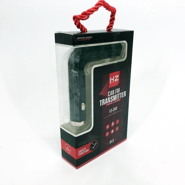 Автомобільний MP3 Трансмітер FM-модулятор HZ H13 LCD AUX/USB, Bluetooth фм передавач для автомагнітоли 00016818 фото