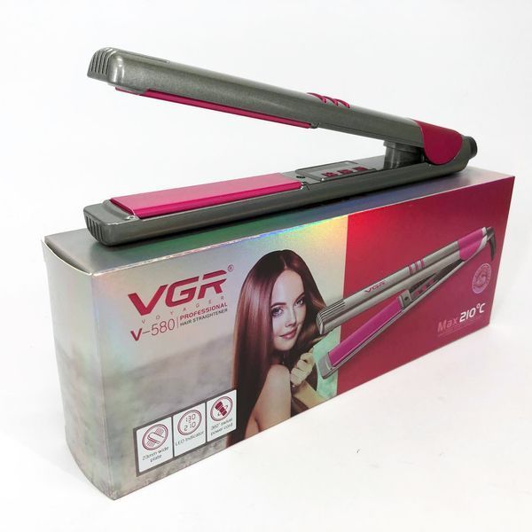 Утюжок выпрямитель для волос VGR V-580, Гофре плойка утюжок для волос, Маленькая плойка 00014408 фото