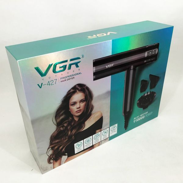Профессиональный фен для волос VGR V-427 1900 Вт 00014781 фото