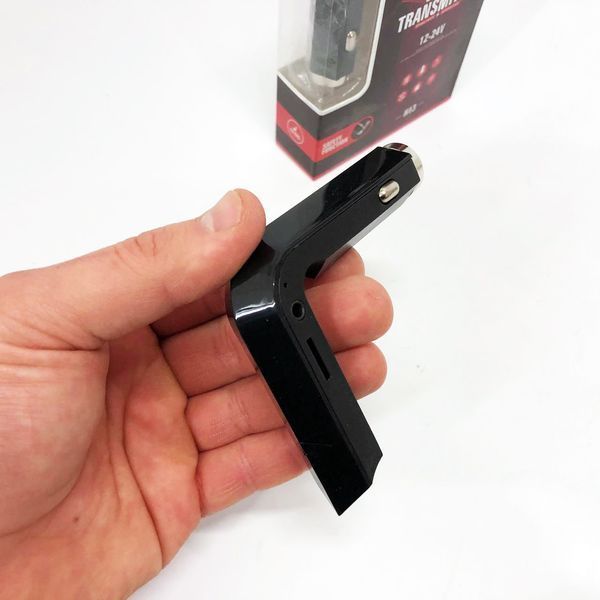 Автомобільний MP3 Трансмітер FM-модулятор HZ H13 LCD AUX/USB, Bluetooth фм передавач для автомагнітоли 00016818 фото