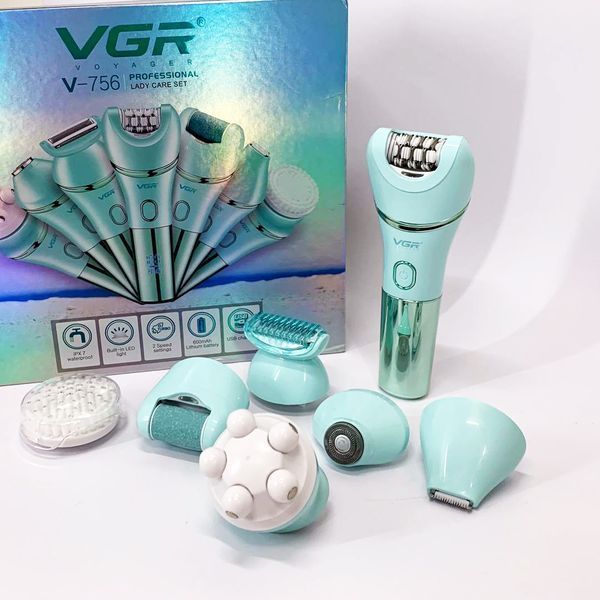 Епілятор VGR V-756 GREEN 7 в 1 00014877 фото