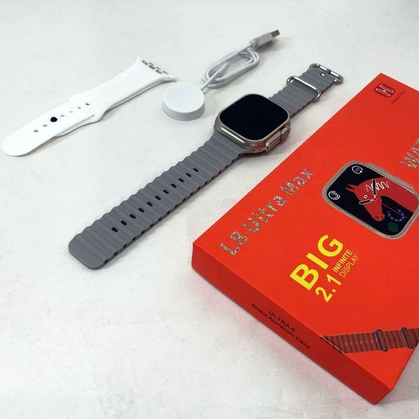 Смарт часы WATCH L8 Ultra Max. Цвет: белый 00022413 фото