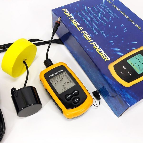 Эхолот портативный Fish Finder до 100м сонар портативный универсальный 00015506 фото