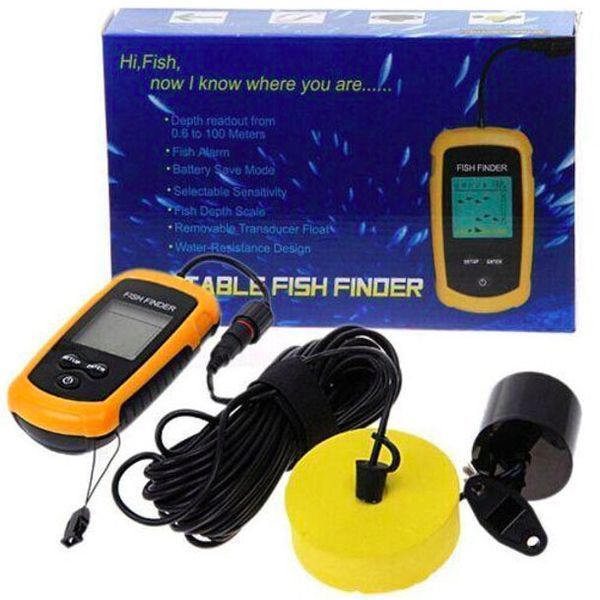 Эхолот портативный Fish Finder до 100м сонар портативный универсальный 00015506 фото