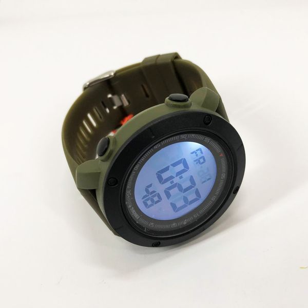 Часы наручные мужские SKMEI 2122AGWT ARMY GREEN-WHITE, армейские часы противоударные. Цвет: зеленый 00022067 фото