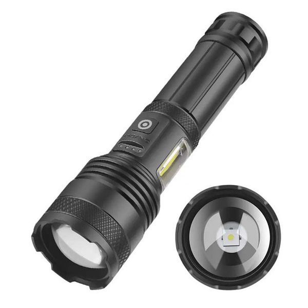 Фонарик PLD-P815 White Laser LED PM10-TG+COB, Фонарик тактический аккумуляторный ручной 00022949 фото