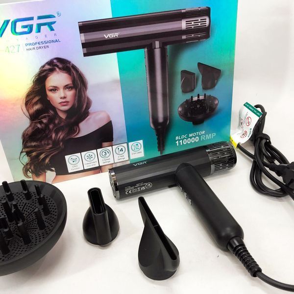 Профессиональный фен для волос VGR V-427 1900 Вт 00014781 фото