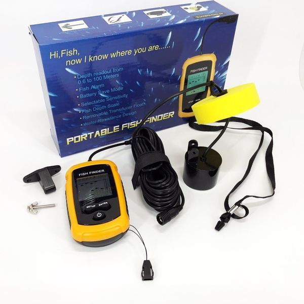 Эхолот портативный Fish Finder до 100м сонар портативный универсальный 00015506 фото