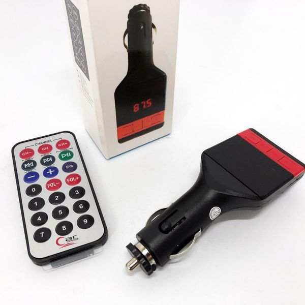 Автомобильный FM-модулятор трансмиттер Fm-04, MP3 Player с пультом дистанционного управления 00016724 фото