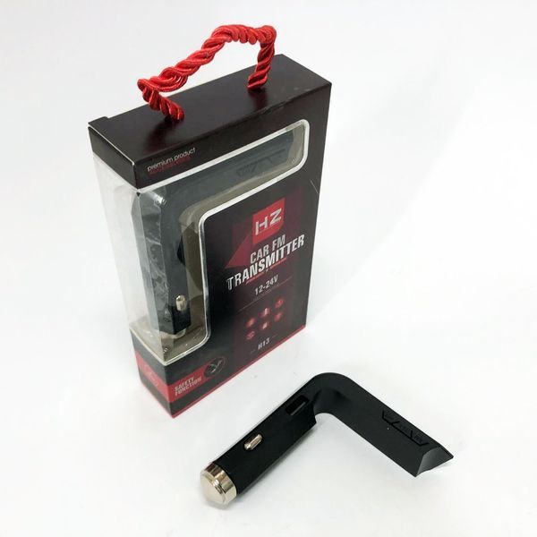 Автомобільний MP3 Трансмітер FM-модулятор HZ H13 LCD AUX/USB, Bluetooth фм передавач для автомагнітоли 00016818 фото