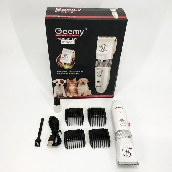 Машинка Gemei GM-634 для стрижки животных машинка для груминга 00021881 фото