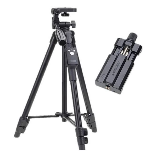 Штатив + пульт дистанційного керування для камери та телефону TRIPOD 3388, штатив тринога, підлоговий штатив, студійна стійка 00012597 фото