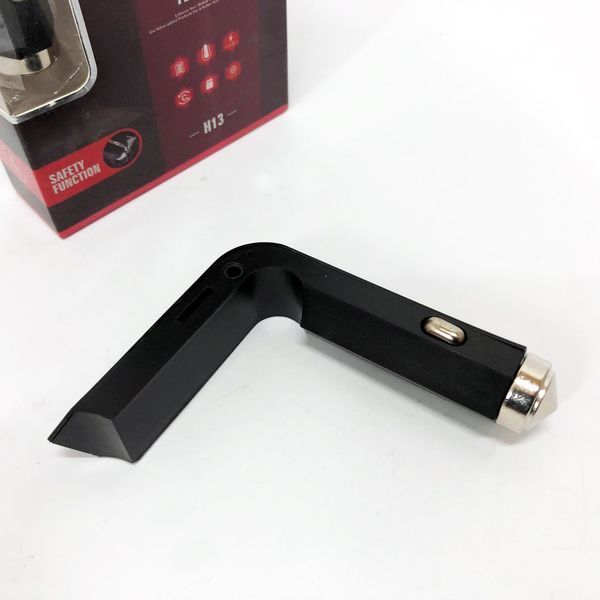 Автомобільний MP3 Трансмітер FM-модулятор HZ H13 LCD AUX/USB, Bluetooth фм передавач для автомагнітоли 00016818 фото