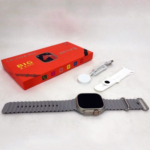 Смарт часы WATCH L8 Ultra Max. Цвет: белый 00022413 фото