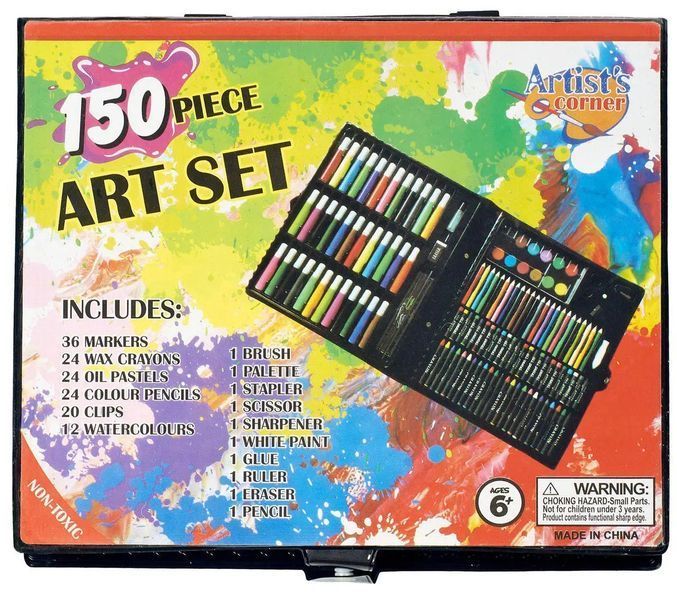 Дитячий художній набір для малювання Art set 150 предметів 00016588 фото