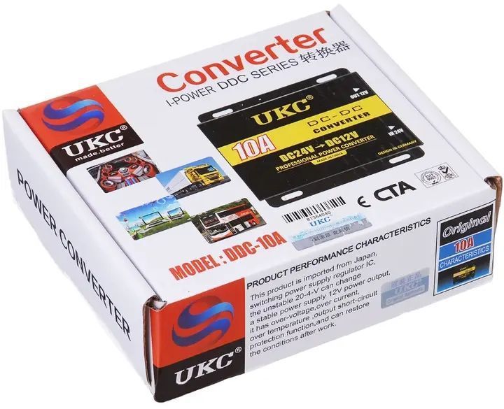 Перетворювач DC/DC 24v-12v 10A 00018216 фото