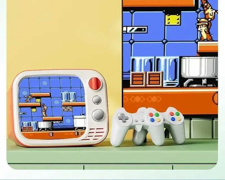 Игровая портативная консоль h7 mini tv ретро с монитором 3.5" + два джойстика (740 игр) salemarket 00017525 фото
