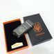 Дугова електроімпульсна запальничка USB Герб України (індикатор заряду, ліхтарик) HL-442. Колір чорний 00023025 фото 1