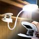 Настольная лампа USB LED гибкая с прищепкой 00023650 фото 1