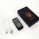 Дугова електроімпульсна запальничка USB Герб України (індикатор заряду, ліхтарик) HL-442. Колір чорний 00023025 фото 3