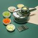 Ручная овощерезка 10в1 слайсер с корзиной, Vegetable Cutter / Мультислайсер с насадками / Терка для овощей 00020444 фото 1