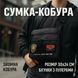 Сумка тактическая черная для скрытого ношения с кобурой, мужской мессенджер из кордуры 00018384 фото 130
