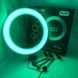 Кольцевая LED лампа RGB MJ45 Ring 45 см комплектация адаптер со встроенным кабелем, держатели для телефона, пульт 00023199 фото 15