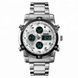 Часы наручные мужские SKMEI 1389SI SILVER, брендовые мужские часы. Цвет: серебряный 00022037 фото 3