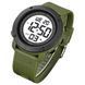 Часы наручные мужские SKMEI 2122AGWT ARMY GREEN-WHITE, армейские часы противоударные. Цвет: зеленый 00022067 фото 4