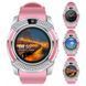 Умные смарт-часы Smart Watch V8. Цвет: розовый 00022411 фото 2
