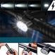Велофонарь аккумуляторный передний и задний ZH-078-2LED фонарь + STOP-14SMD, Стоп-сигнал на заднюю раму 00016797 фото 3