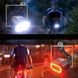 Велофонарь аккумуляторный передний и задний ZH-078-2LED фонарь + STOP-14SMD, Стоп-сигнал на заднюю раму 00016797 фото 4