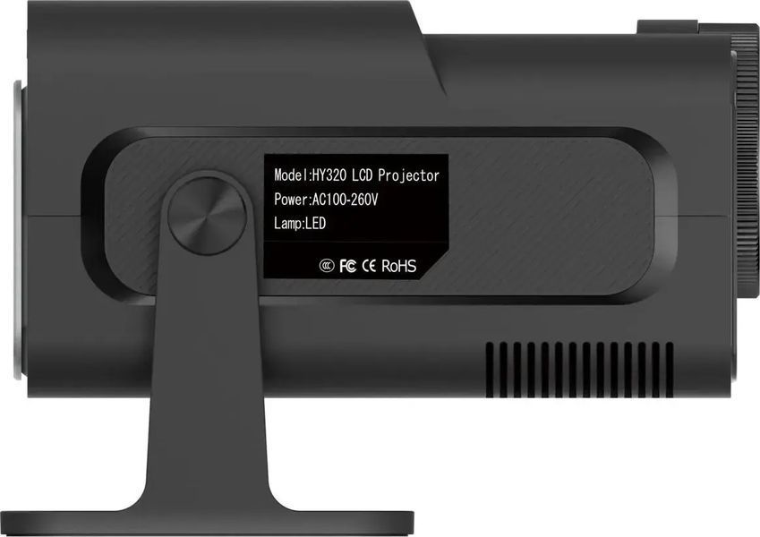 Проектор SmartTV домашний кинотеатр UltraHD HY320 4K Android 11 WI-FI6 Bluetooth HDMI 150" FullHD 300ANSI черный 00018047 фото