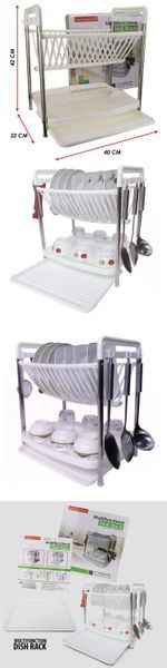 Сушилка для посуды Multifunctional Dish Rack | Кухонная сушка для посуды | Посудосушка 00021512 фото