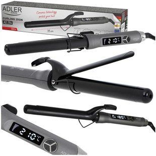 Плойка для локонів 25 мм Adler AD 2114 Gray 00015405 фото