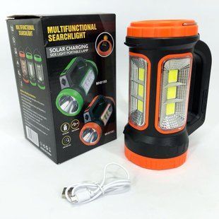 Кемпінговий ліхтар XBL 818C-3W+COB, ліхтар-світильник акумуляторний кемпінговий. Колір: помаранчевий 00022882 фото