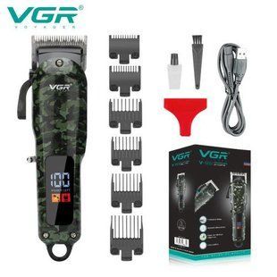 Машинка для стрижки волосся VGR V-665, Машинка для стрижки, Підстригальна машинка, Професійна 00015120 фото