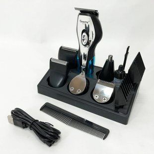 Машинка для стрижки, триммер мужской GEMEI GM-562, машинка для стрижки головы, с насадками для бороды 00015311 фото