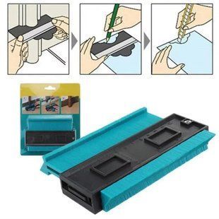 Измерительный контур инструмент линейка угольник Wolfcraft Irregular Ruler 00022584 фото