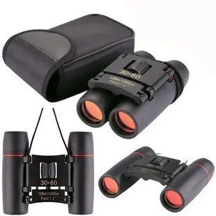 Бинокль компактный Protech 30 х 60 с чехлом Black 00024515 фото