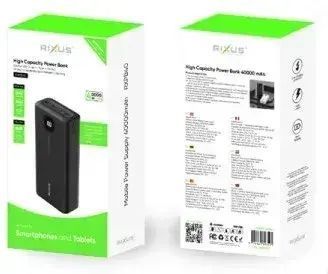 Повербанк Power Bank 40000 mAh 22.5W Rixus RXPB40 00017890 фото