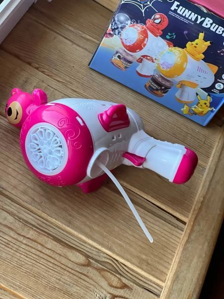 Пистолет детский автоматический пистолет пулемёт для мыльных пузырей Toy bubble gun AND 388-10 00015976 фото