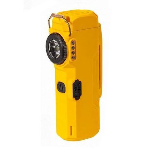 Фонарик-зажигалка армейская MULTIFUNCTIONAL D51-COB электроимпульсная аккумуляторная. Цвет: желтый 00023044 фото