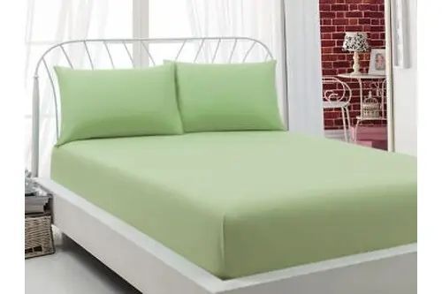 салатове Простирадло махрове на резинці з наволочками Anisa (220х240+30 см) 00014271 фото